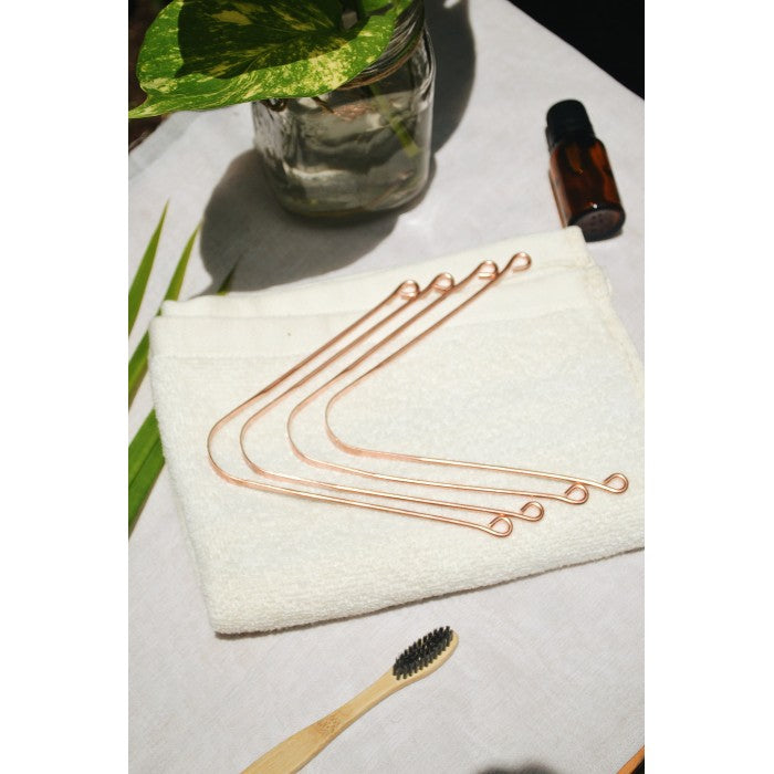 Almitra Sustainables Copper Tongue Cleaner – (Pack of 4)