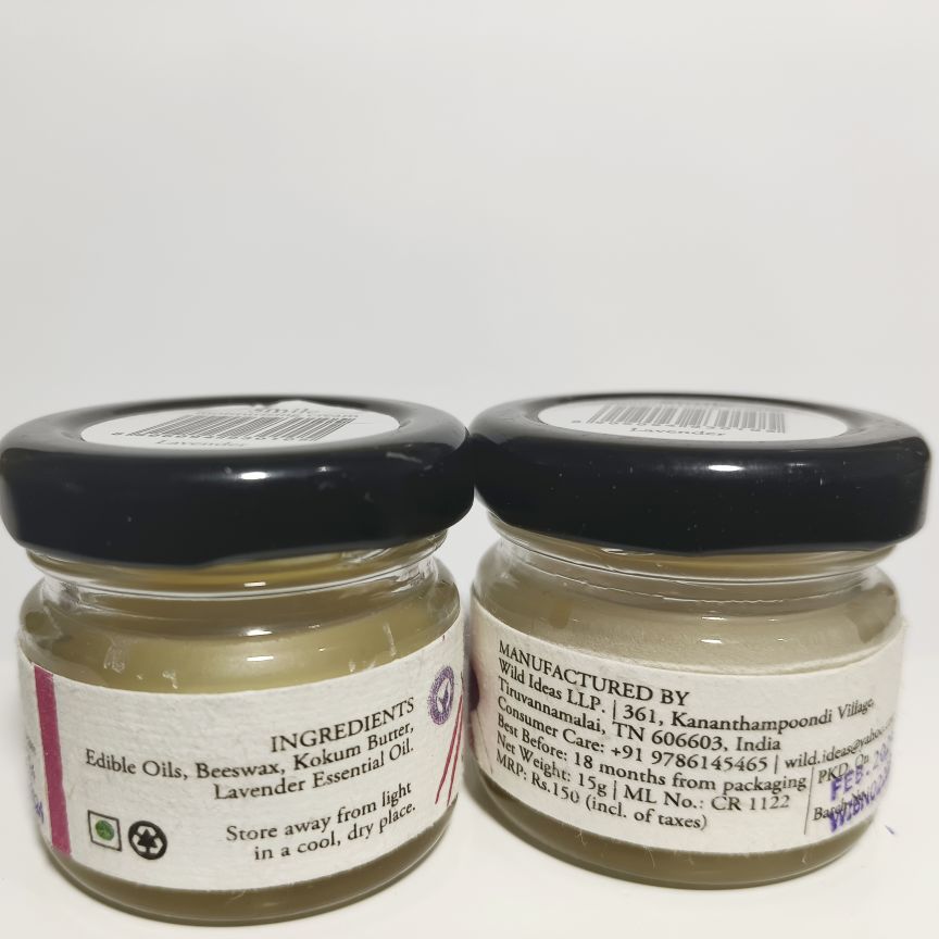 Wild Ideas Smile Lavender Lip Balm 15G (Pack Of 2)