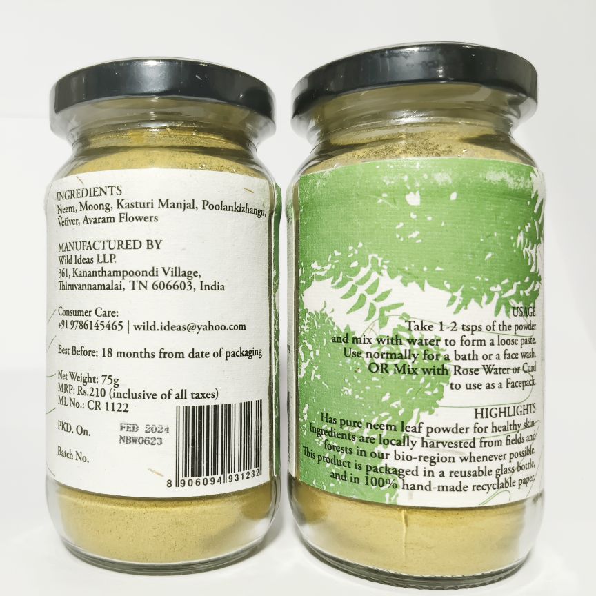 Wild Ideas Neem Body Wash 75G (Pack Of 2)