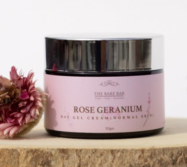 The Bare Bar Rose Geranium Day Gel Cream (Normal Skin) 50 G