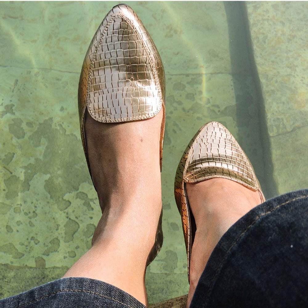 Verde Tamra Pointed Toe Slide Sandals