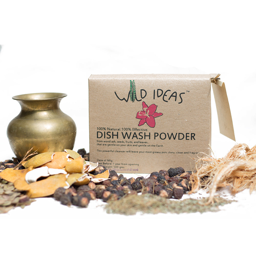Wild Ideas Hand Made Dish Wash Powder 500G (Pack Of 2)