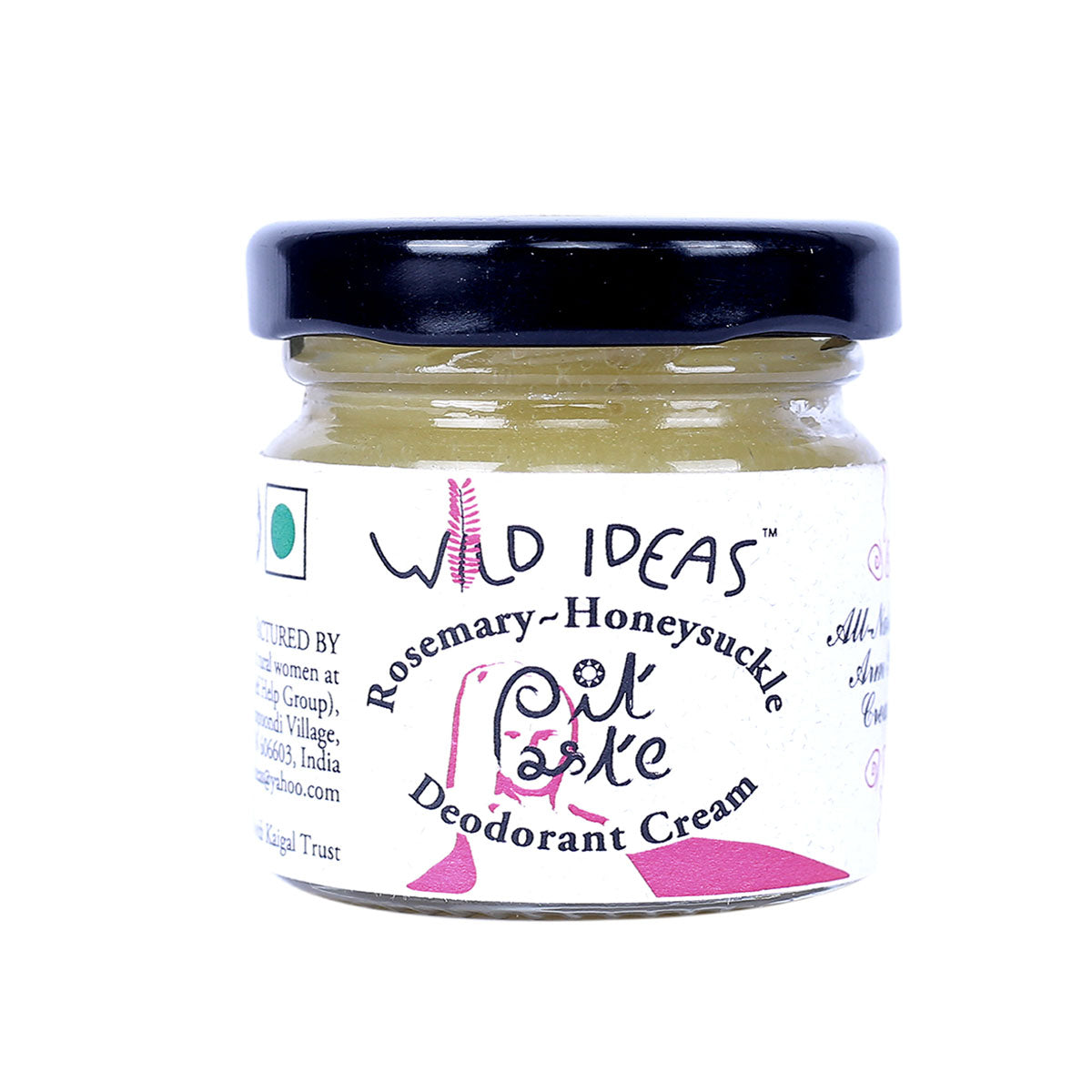 Wild Ideas Pit Paste Deodorant Cream Rosemary & Honeysuckle 30G (Pack Of 2)