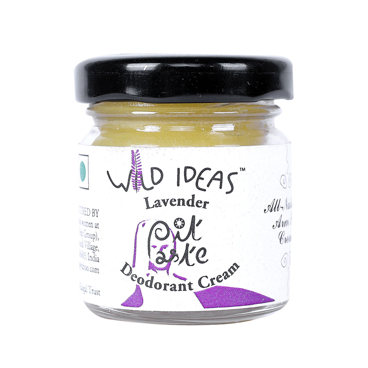 Wild Ideas Pit Paste Deodorant Cream Lavender 30G (Pack Of 2)