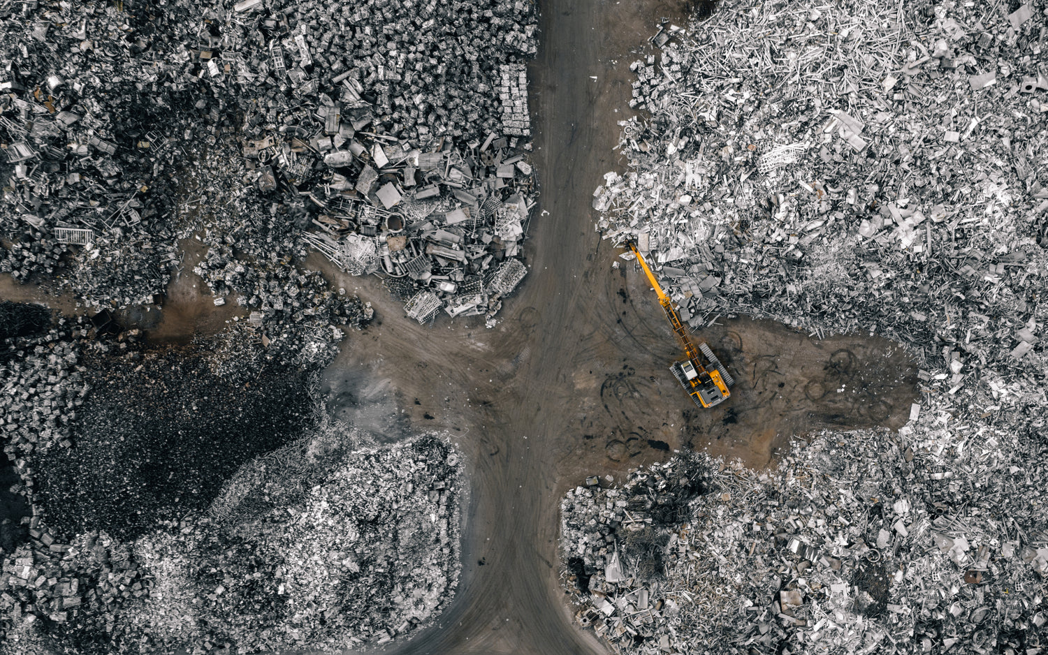 aerial-view-of-metal recycling