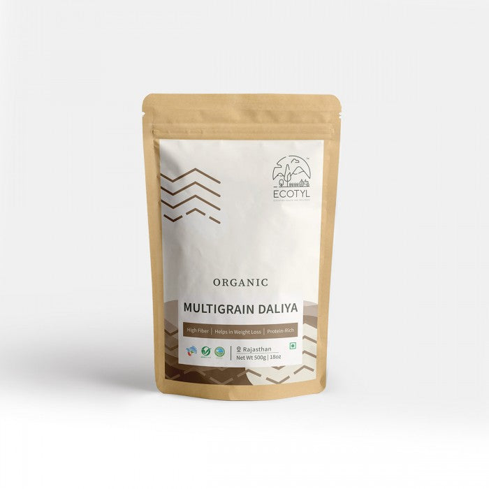 Ecotyl Multigrain Dalia | 5 Super Grains | Porridge | Easy to Make | 500g