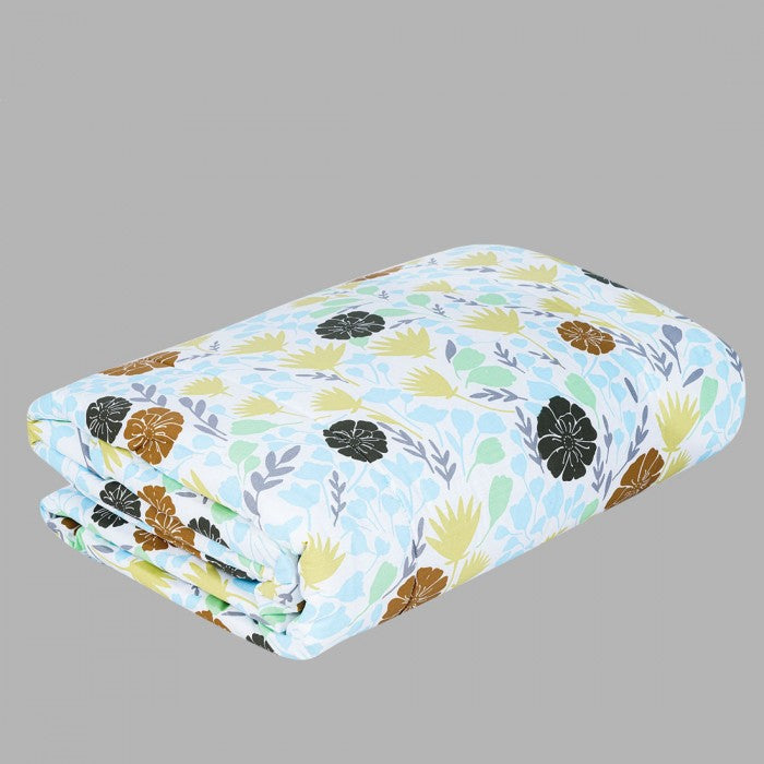 Swaas 100% Pure Cotton Fresh Blossoms Quilt (Single)