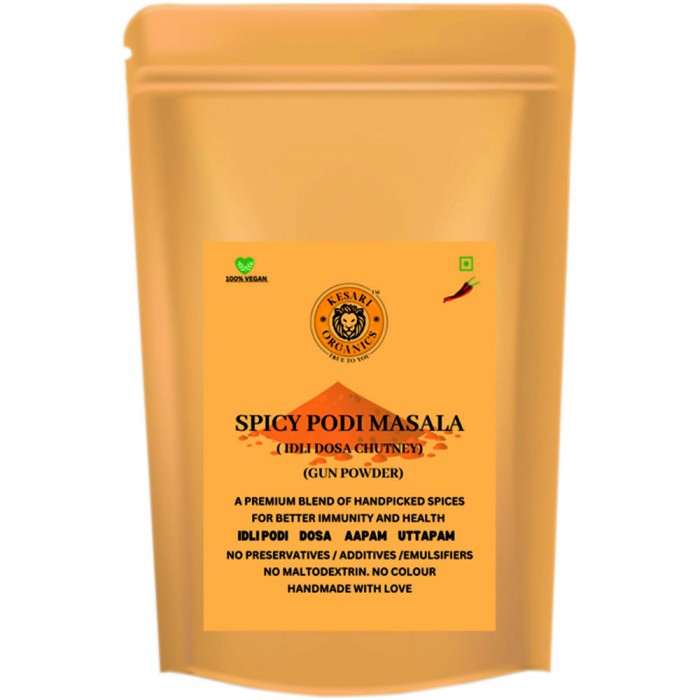 Kesari Organics Spicy Podi Masala (Podi Masala)