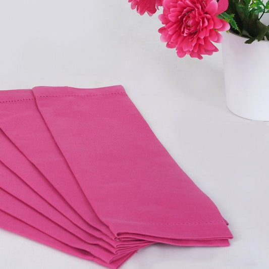 Swaas 100% Cotton Solid Napkin - 6 Pcs Set