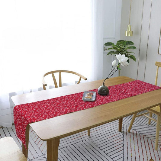 Swaas 100% Cotton Pumpkin Printed Table Runner