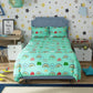 Swaas Vibgyor 100% Cotton Antimicrobial Kids Bedsheet Set (Single)