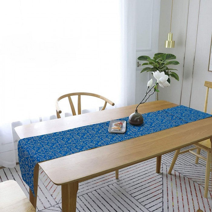 Swaas 100% Cotton Pumpkin Printed Table Runner