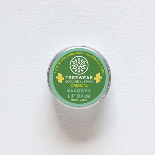 TreeWear Beeswax Lip Balm 15 GM - Unscented