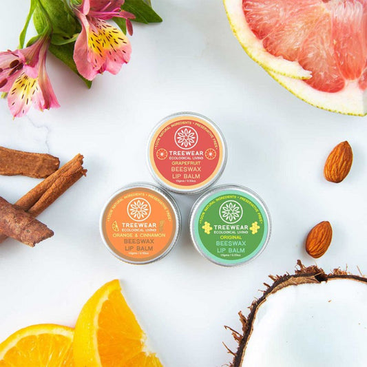 TreeWear Beeswax Lip Balm 15 GM Set Of 3