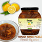 Organic Anand Homemade Nimadi Nimbu Pickles 350gram and Mango Pickle350gram with Neemwood Spoon Nimbu Aam Ka Achaar Combo 700Gram Pack of 2