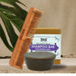 Goli Soda All Natural Probiotics Shampoo Bar & Neem Wood Comb