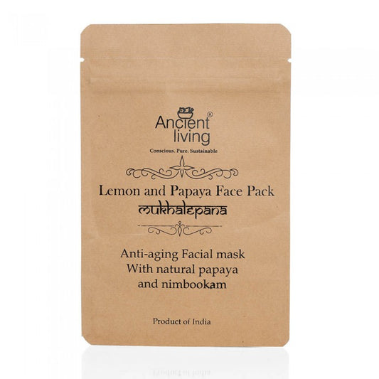 Ancient Living Lemon & Papaya Face Pack(Set of 2) 40gm