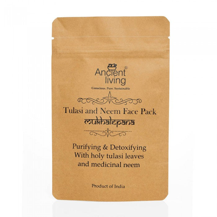 Ancient Living Tulasi & Neem Face Pack(Set of 2) 40gm