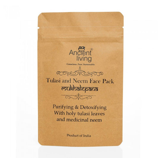 Ancient Living Tulasi & Neem Face Pack(Set of 2) 40gm