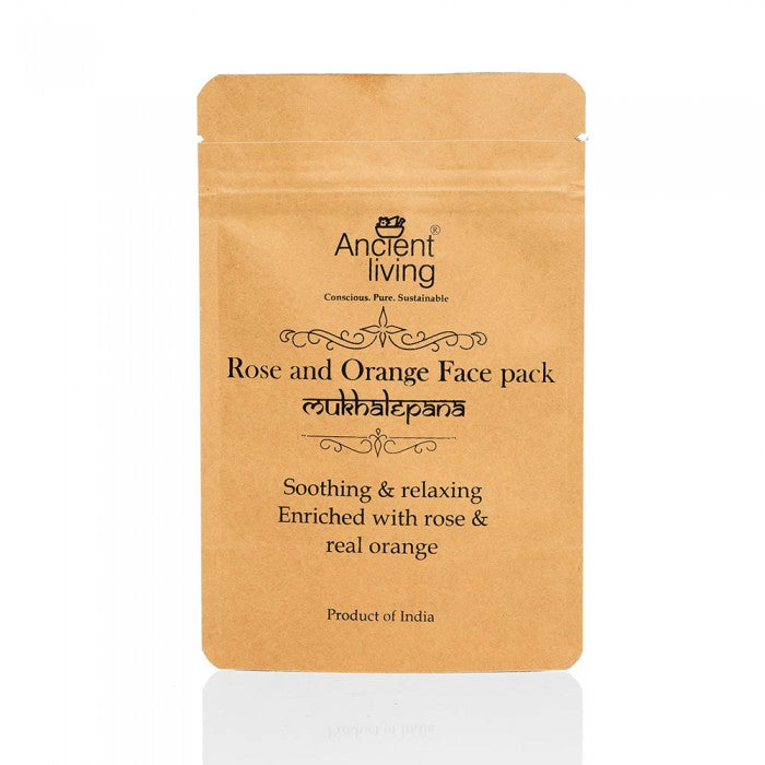 Ancient Living Rose & Orange Face Pack(Set of 2) 40gm