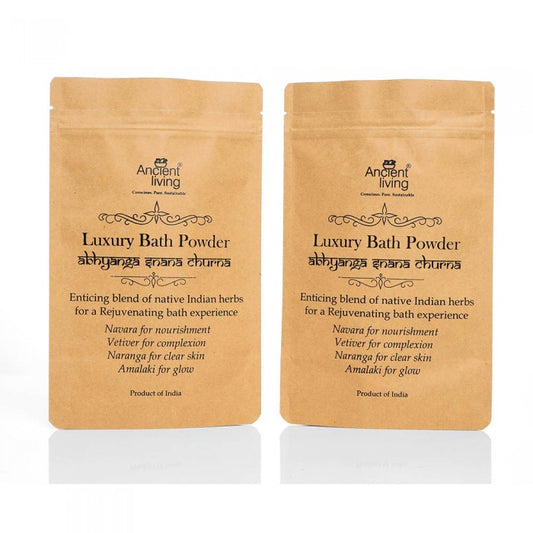 Ancient Living Organic Luxury Bath Powder (Set of 2) 100gm