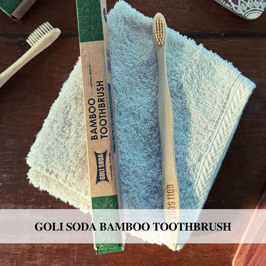 Goli Soda Natural Bamboo Tooth Brush for Adults (Pack of 2)