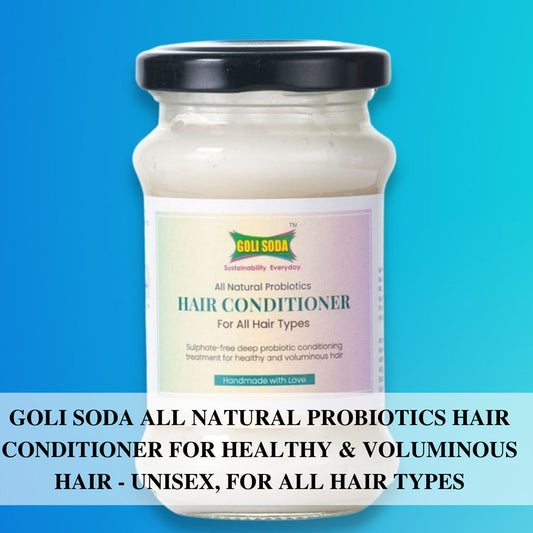 Goli Soda All Natural Probiotics Hair Conditioner For Healthy & Voluminous Hair - 130 G