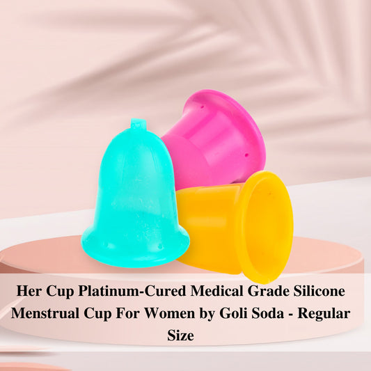 Goli Soda Her Cup Reusable Menstrual Cup for Women - Yellow