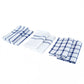 Swaas 100% Cotton Blue Rail Kitchen Towel - Set of 6