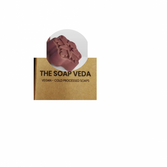 The Soap Veda Red Sandal Wood Soap + Charcoal Soap ( Acne Fighter Combo) Each 100 Gms