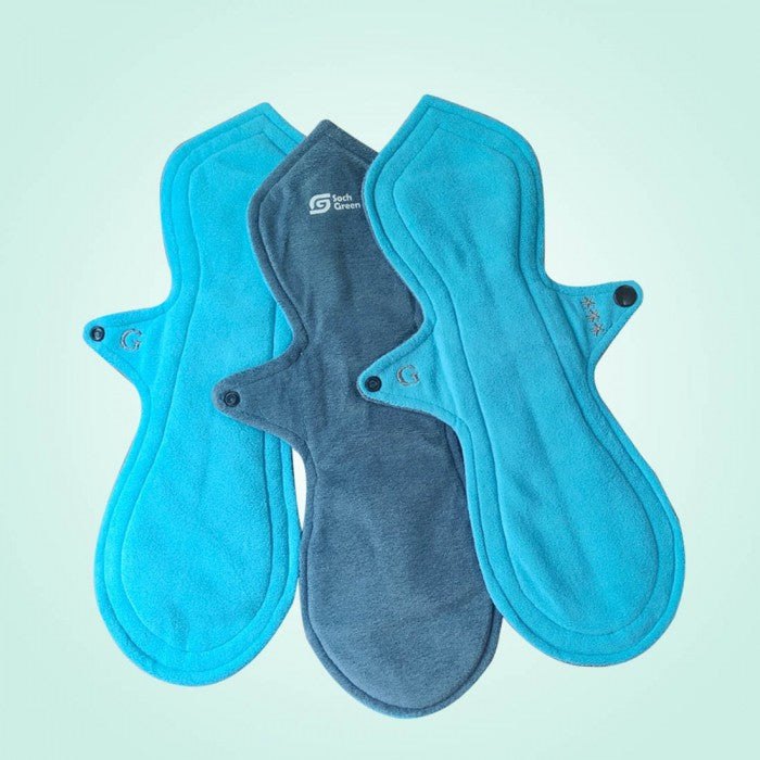 SochGreen Reusable Cloth Pads (Gushy Flow) (3pc) Large