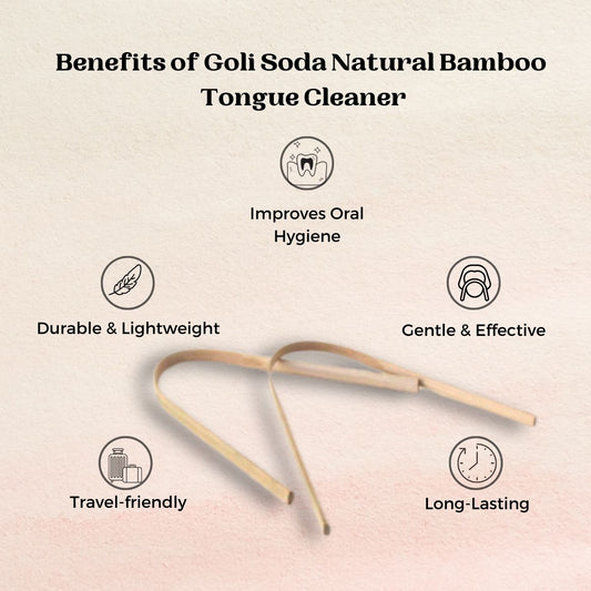 Goli Soda Natural Bamboo Tongue Cleaner (Pack Of 2)