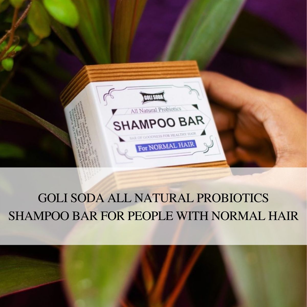 All Natural Probiotic Shampoo Bar for Normal Hair - 90 g