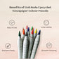 Goli Soda Newspaper Colour Pencils ( 10 Colours )