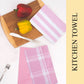 Swaas 100% Cotton Pink Band Kitchen Towel