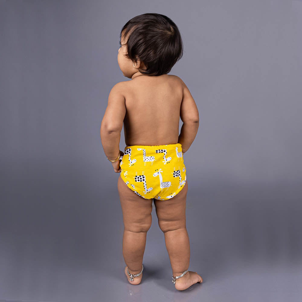 Snugkins 100% Cotton Underwear/Briefs For Child/Toddlers/Kids (Boys & Girls) Pack Of 5 - Tiny Tushies (12-18Months)