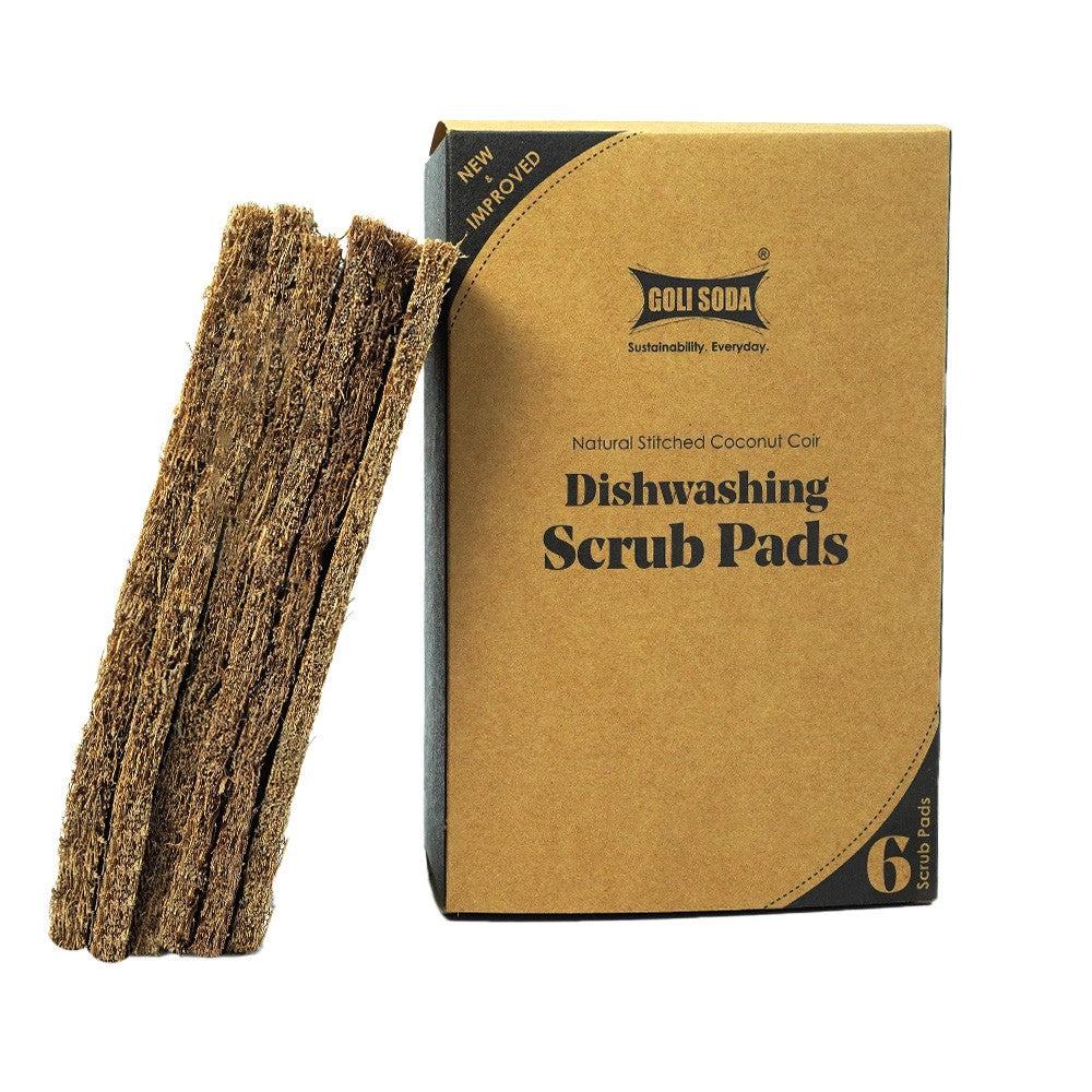 Goli Soda - Natural Coconut Coir Dishwashing Scrub Pads