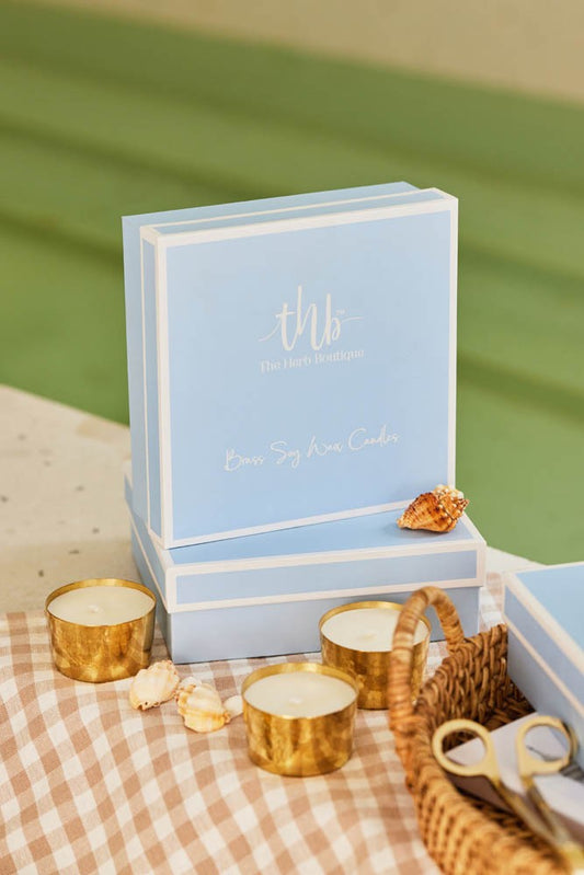 The Herb Boutique Salt & Sea Candle Gift Pack (Set of 4)