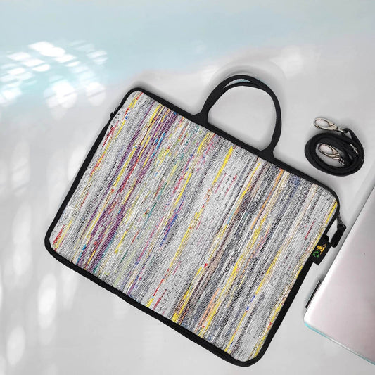 ReCharkha Laptop Sleeve (16 Inch) with Belt And Handles