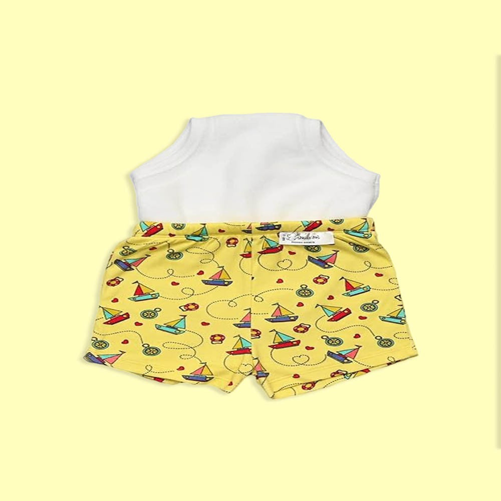 Snugkins Potty Training Shorts For Toddlers, Boys And Girls | 100% Cotton. (Size 3, Fits 3 – 4 Years) - Pack Of 1