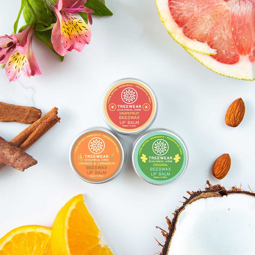 TreeWear Beeswax Lip Balm 15 GM