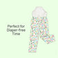 Snugkins Diaper Pants | Potty Training Pajamas For Toddlers, Boys And Girls. 100% Cotton. (Size 1, Fits 1 – 2 Years) - Pack Of 4