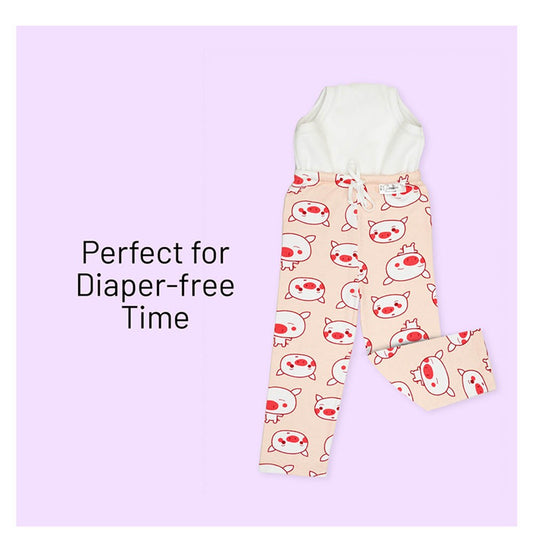 Snugkins Potty Training Padded Pants, Pajamas & Shorts For (Boys And Girls) Babies,Toddlers & Kids.100% Cotton, (Size 1, Fits 1 – 2 Years) - Piggy Wiggy