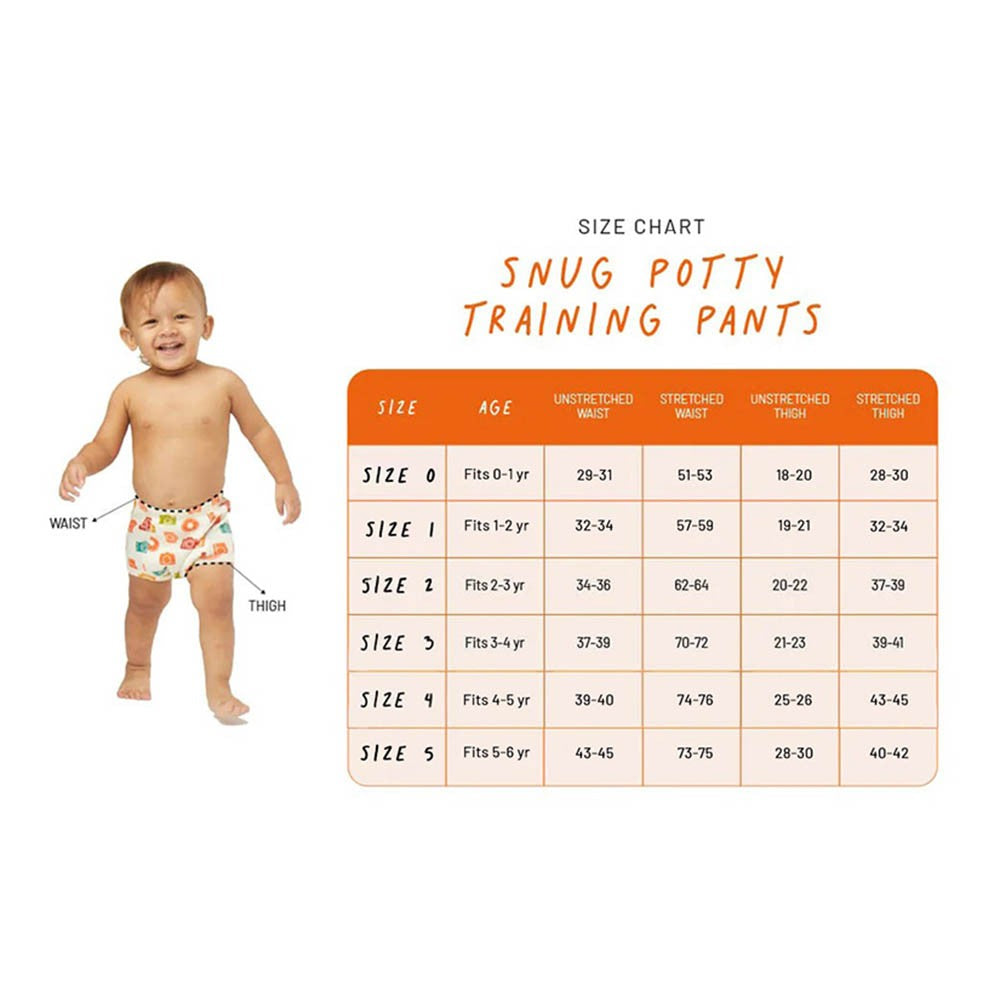 Snugkins Potty Training Padded Pants, Pajamas & Shorts For (Boys And Girls) Babies,Toddlers & Kids.100% Cotton, (Size 4, Fits 4 – 5 Years) - Piggy Wiggy