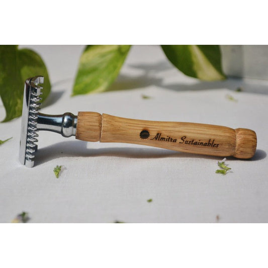 Almitra Sustainables Reusable Bamboo Safety Razor (Double Edged) – (Pack of 2)