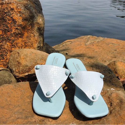 Verde Akasa Open Toe Slide Sandals