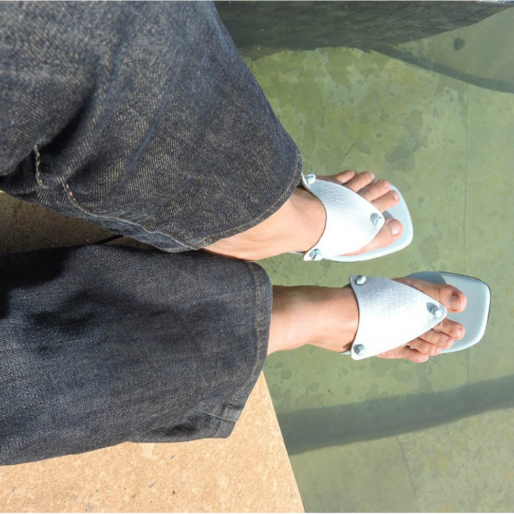 Verde Akasa Open Toe Slide Sandals
