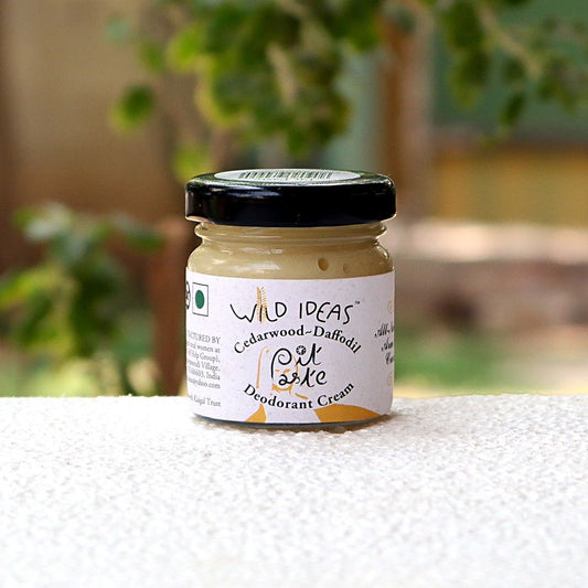Wild Ideas Pit Paste Deodorant Cream Cedarwood & Daffodil 30G (Pack Of 2)