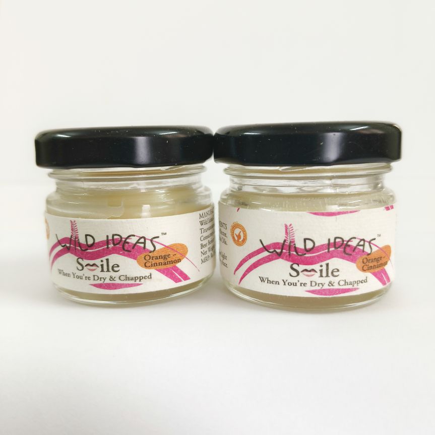 Wild Ideas Smile Orange & Cinnamon Lip Balm 15G (Pack Of 2)