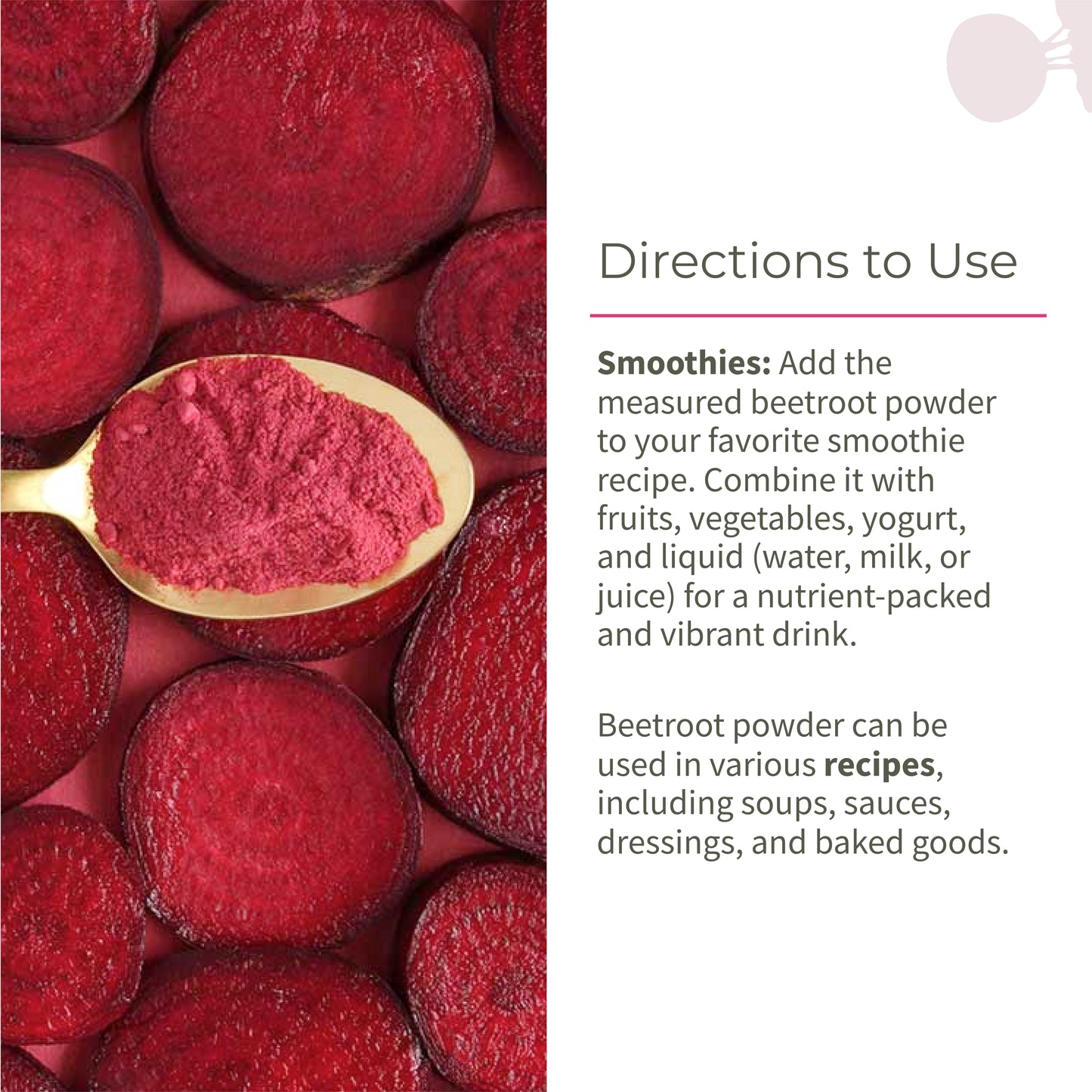 Ecotyl Beetroot Powder | Boosts Metabolism | Good For Skin | 100g